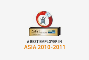   A Best Employer In Asia 2010-2011 