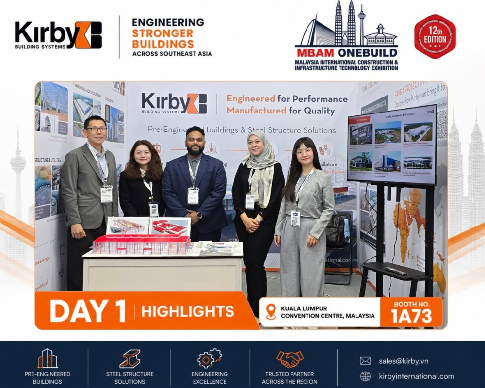 Kirby Building Systems Showcases PEB & Structural Steel Solutions at MBAM OneBuild 2026