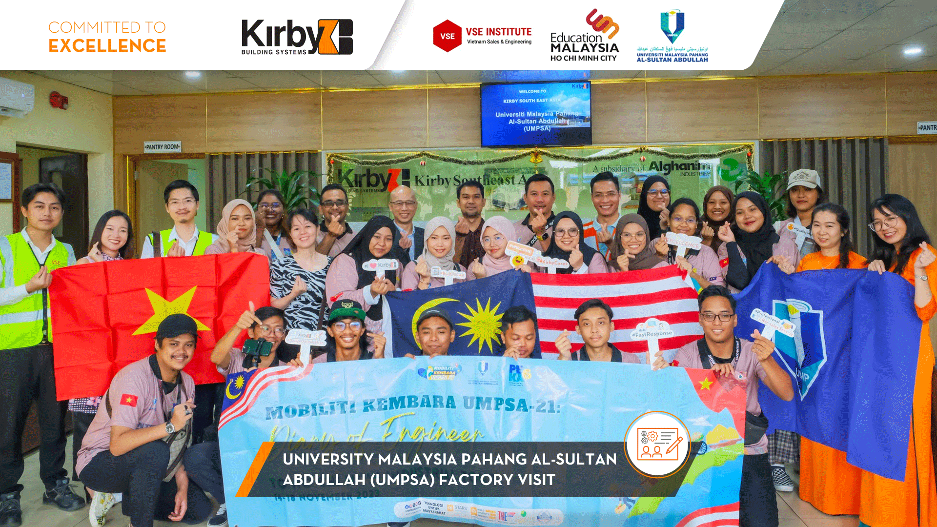 Universiti Malaysia Pahang Students Visit Kirby Southeast Asia for Industry Insight