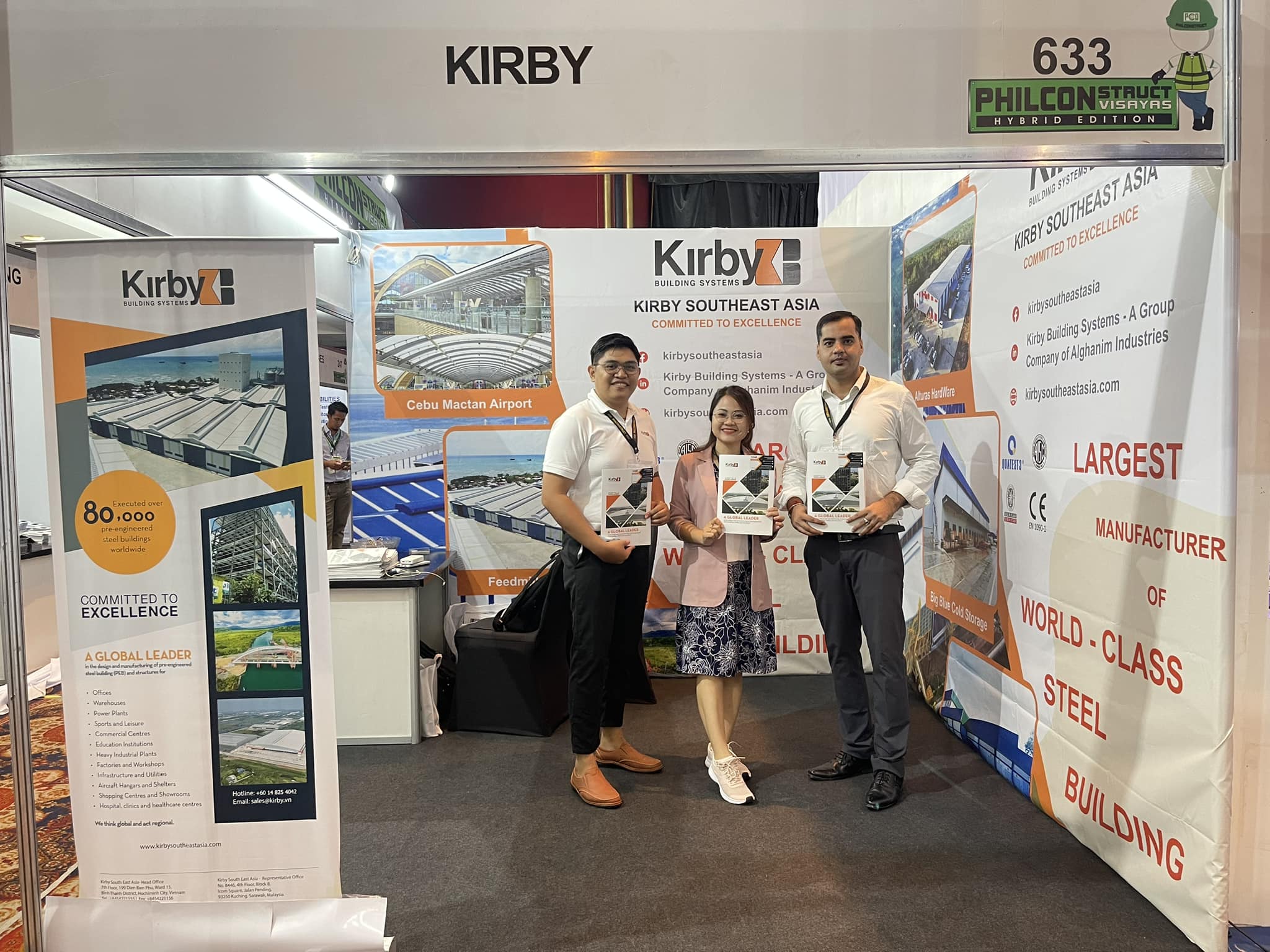 Kirby Southeast Asia Showcases Innovative Steel Solutions at Philconstruct Visayas 2023